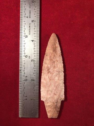 ADENA    INDIAN POTTERY ARTIFACT ARROWHEAD (1 of 3)