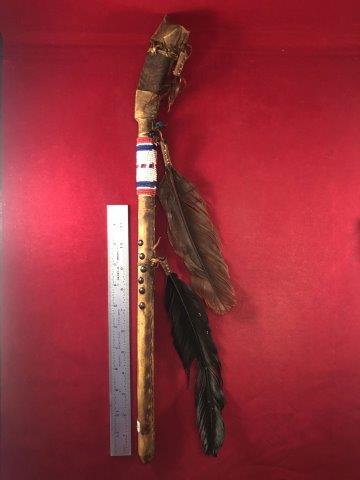 RATTLE     INDIAN ARTIFACT POTTERY ARROWHEAD (1 of 4)