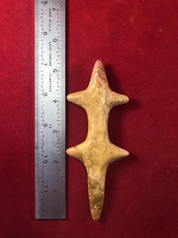 LIZZARD EFFIGY     INDIAN ARTIFACT POTTERY ARROWHEAD (1 of 3)