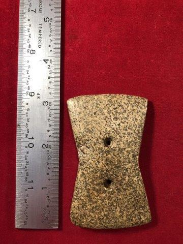 GORGET    INDIAN ARTIFACT POTTERY ARROWHEAD (1 of 3)