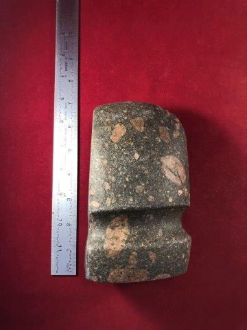 GROOVED AXE     INDIAN ARTIFACT POTTERY ARROWHEAD (1 of 3)