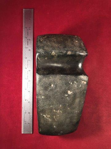 GROOVED AXE     INDIAN ARTIFACT POTTERY ARROWHEAD (1 of 3)