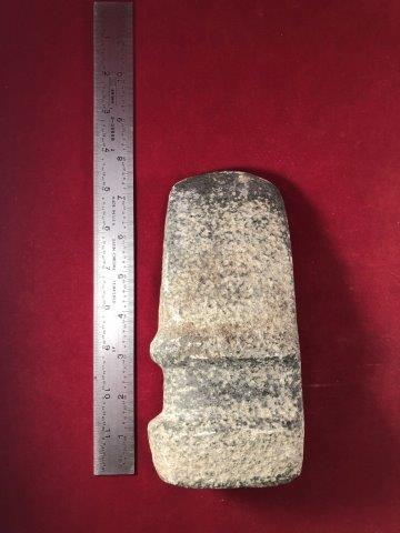 GROOVED AXE     INDIAN ARTIFACT POTTERY ARROWHEAD (1 of 3)