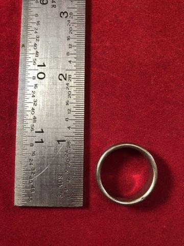 TERQUOISE & STERLING RING     INDIAN ARTIFACT POTTERY (1 of 3)