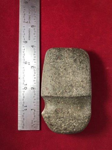 GROOVED AXE     INDIAN ARTIFACT POTTERY ARROWHEAD (1 of 4)