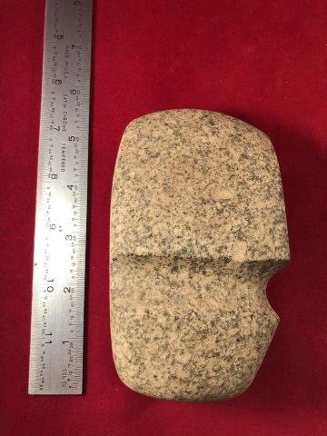 GROOVED AXE     INDIAN ARTIFACT POTTERY ARROWHEAD (1 of 4)