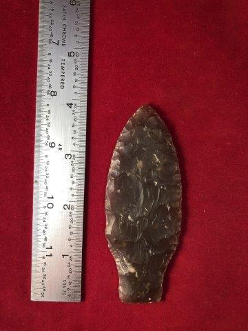 SCOTTSBLUFF     INDIAN ARTIFACT POTTERY ARROWHEAD (1 of 4)