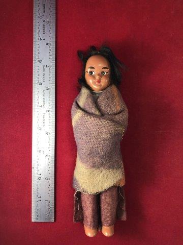 DOLL     INDIAN ARTIFACT POTTERY ARROWHEAD (1 of 3)