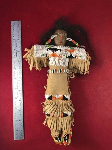 DOLL     INDIAN ARTIFACT POTTERY ARROWHEAD (1 of 3)