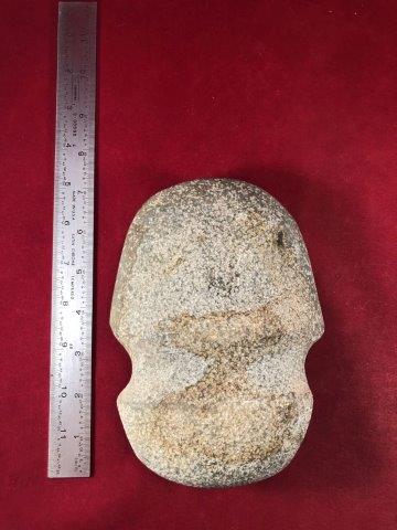 GROOVED AXE INDIAN ARTIFACT ARROWHEAD: THIS BEAUTIFUL NATIVE AMERICAN INDIAN ARTIFACT IS 7&1/4 INCHES LONG. IT IS FROM MISSOURI. IT WILL MAKE A GREAT ADDITION TO YOUR COLLECTION! KEY WORDS: NATIVE AMERICAN INDIAN ARTIFACT ARTIFACTS ARROWHE