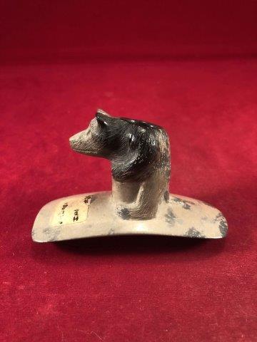 HOPEWELL BEAR EFFIGY PIPE    INDIAN ARTIFACT ARROWHEAD (1 of 5)
