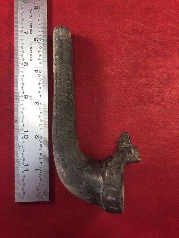 BEAR EFFIGY PIPE   INDIAN ARTIFACT ARROWHEAD (1 of 5)