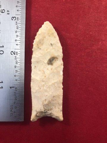 DALTON     INDIAN ARTIFACT POTTERY ARROWHEAD (1 of 3)