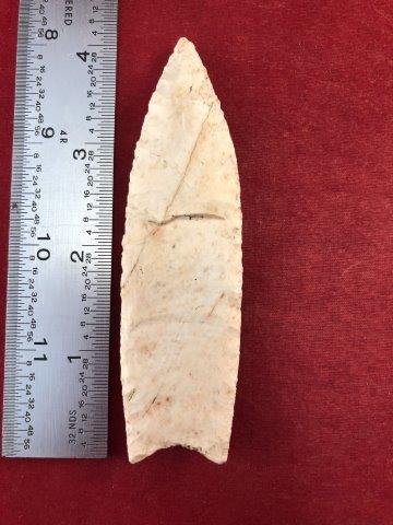 CLOVIS     INDIAN ARTIFACT ARROWHEAD W/COA (1 of 5)