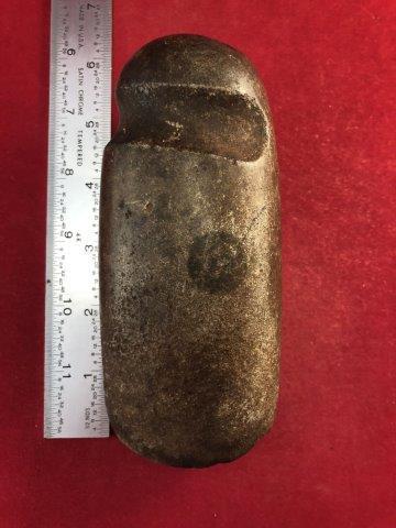 GROOVED AXE     INDIAN ARTIFACT POTTERY ARROWHEAD (1 of 4)