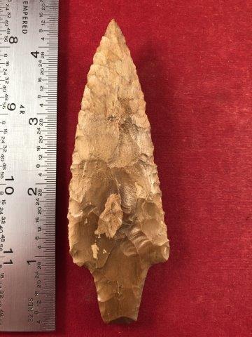 ADENA    INDIAN POTTERY ARTIFACT ARROWHEAD (1 of 3)