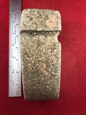 GROOVED AXE    INDIAN POTTERY ARTIFACT ARROWHEAD (1 of 4)