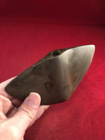 BANNERSTONE    INDIAN POTTERY ARTIFACT ARROWHEAD (1 of 5)
