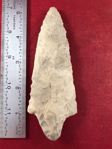 ADENA    INDIAN POTTERY ARTIFACT ARROWHEAD (1 of 3)