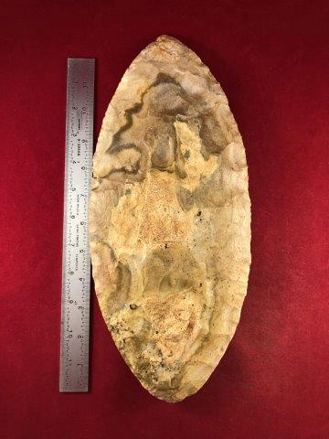 HUGE SPADE    INDIAN POTTERY ARTIFACT ARROWHEAD (1 of 4)