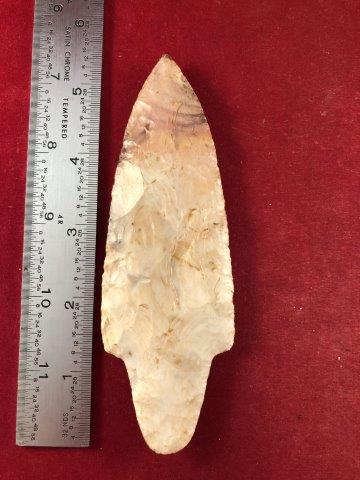 ADENA    INDIAN POTTERY ARTIFACT ARROWHEAD (1 of 3)