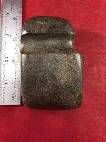 GROOVED AXE    INDIAN POTTERY ARTIFACT ARROWHEAD (1 of 4)