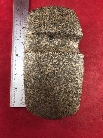 GROOVED AXE    INDIAN POTTERY ARTIFACT ARROWHEAD (1 of 4)