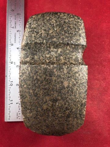 GROOVED AXE    INDIAN POTTERY ARTIFACT ARROWHEAD (1 of 5)