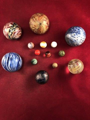 ANTIQUE MARBLES    INDIAN POTTERY ARTIFACT ARROWHEAD (1 of 4)