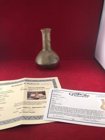 BELCHER WATERBOTTLE POTTERY WITH 2 COA's (1 of 7)