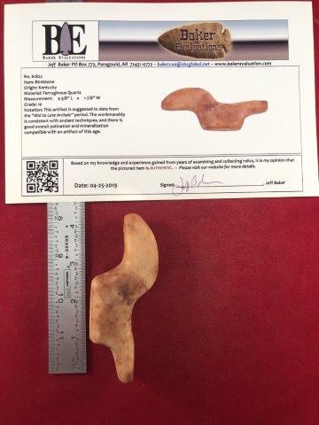 BIRDSTONE  INDIAN ARTIFACT ARROWHEAD WITH COA (1 of 7)