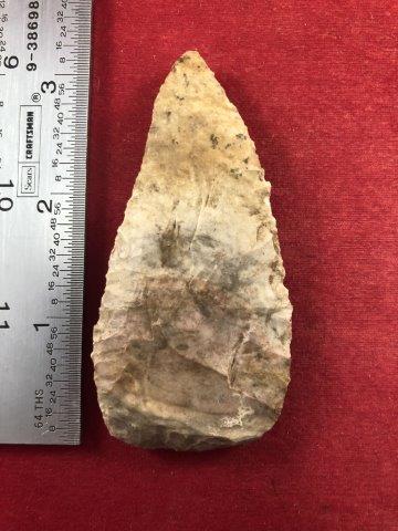 BLADE     INDIAN ARTIFACT POTTERY ARROWHEAD (1 of 3)