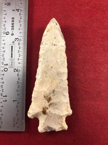ETLEY     INDIAN ARTIFACT POTTERY ARROWHEAD (1 of 3)