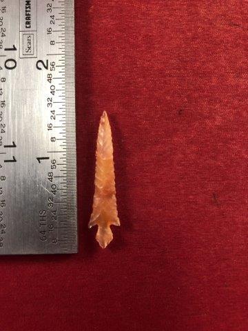 KLICKITAT  INDIAN ARTIFACT POTTERY ARROWHEAD (1 of 4)