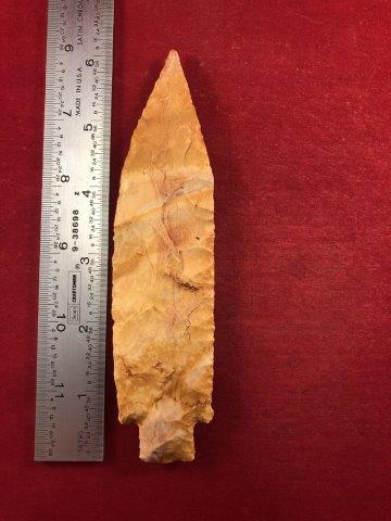 ETLEY     INDIAN ARTIFACT POTTERY ARROWHEAD (1 of 3)