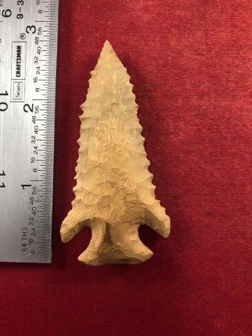 PINETREE     INDIAN ARTIFACT POTTERY ARROWHEAD (1 of 3)