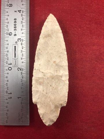 ADENA     INDIAN ARTIFACT POTTERY ARROWHEAD (1 of 3)