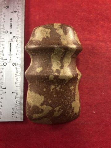 MINIATURE AXE     INDIAN ARTIFACT POTTERY ARROWHEAD (1 of 4)