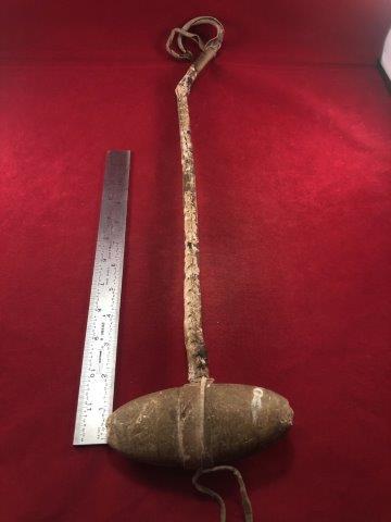 WAR CLUB     INDIAN ARTIFACT POTTERY ARROWHEAD (1 of 6)