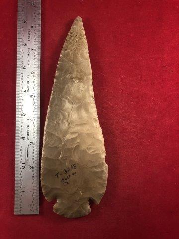 BASE TANG     INDIAN ARTIFACT POTTERY ARROWHEAD (1 of 3)