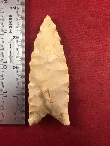 DALTON     INDIAN ARTIFACT POTTERY ARROWHEAD (1 of 3)
