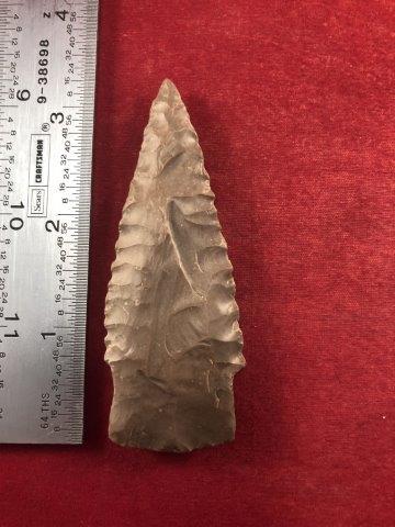 SCOTTSBLUFF     INDIAN ARTIFACT POTTERY ARROWHEAD (1 of 3)