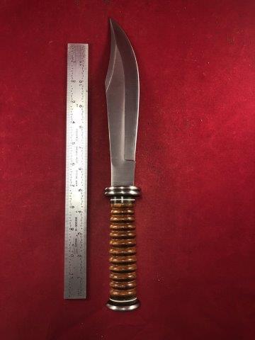 HAND MADE KNIFE     INDIAN ARTIFACT POTTERY ARROWHEAD (1 of 4)