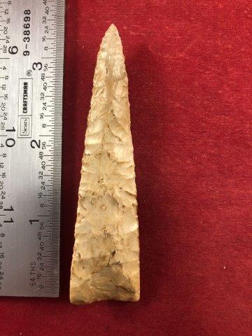DALTON DRILL     INDIAN ARTIFACT POTTERY ARROWHEAD (1 of 3)