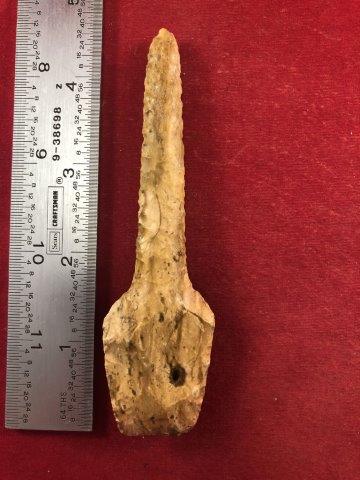 DRILL     INDIAN ARTIFACT POTTERY ARROWHEAD (1 of 3)