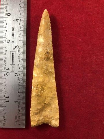 DALTON     INDIAN ARTIFACT POTTERY ARROWHEAD (1 of 3)
