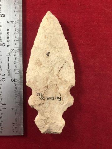 EVANS     INDIAN ARTIFACT POTTERY ARROWHEAD (1 of 3)