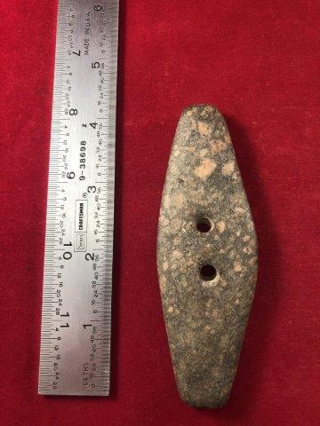 GORGET INDIAN ARTIFACT POTTERY ARROWHEAD (1 of 4)
