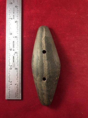 HUMP BACK GORGET ARTIFACT POTTERY ARROWHEAD (1 of 4)
