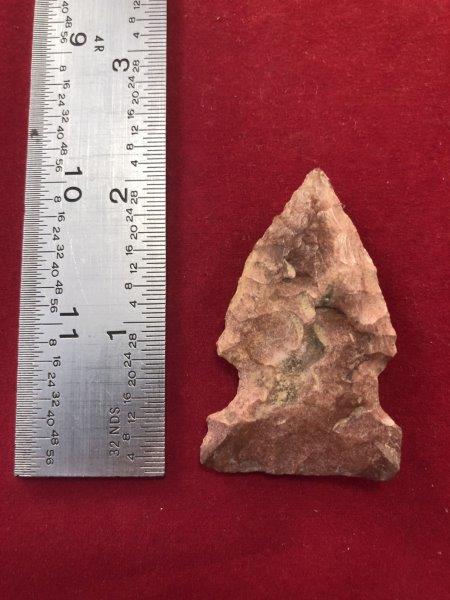 BIG SANDY     INDIAN ARTIFACT POTTERY ARROWHEAD (1 of 3)
